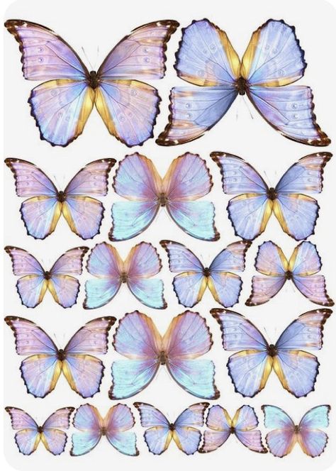 Seni Resin, Diy Cake Topper Birthday, Photo Cake Topper, Butterfly Cake Topper, Diy Bouquet Wrap, Birthday Cake Topper Printable, Butterfly Template, Diy Cake Topper, Butterfly Printable