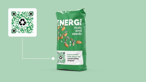 Best of QR Codes on Product Packaging: The Sustainability Edition Nuts And Seeds, Qr Codes, Product Packaging, Qr Code, Packaging Design, Lush, Sustainability, How To Find Out, Packaging