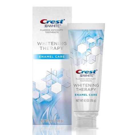 Best Whitening Toothpaste, Coconut Oil Teeth Whitening, White Toothpaste, Crest Toothpaste, Sensitive Teeth Remedy, Best Toothpaste, Brighten Teeth, Crest 3d White, Teeth Whitening Toothpaste