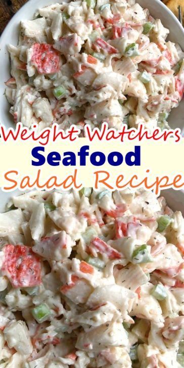 Crab Dips, Seafood Salad Recipe, Pescetarian Diet, Health Lunches, Golden Corral, Crab Salad Recipe, Sea Food Salad Recipes, Shrimp Dip, Ww Freestyle