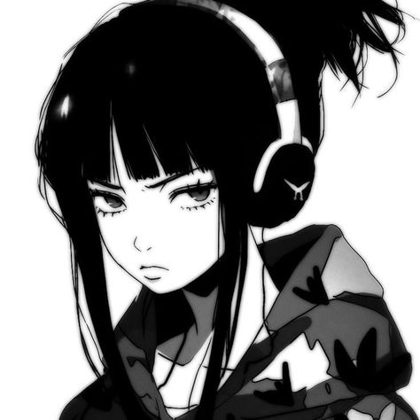 Y2k Profile Picture, Anime Girlies, Anime Pfps, Cartoon Profile Pictures, Anime Monochrome, Digital Art Anime, Anime Profile, Cartoon Profile Pics, Dark Anime