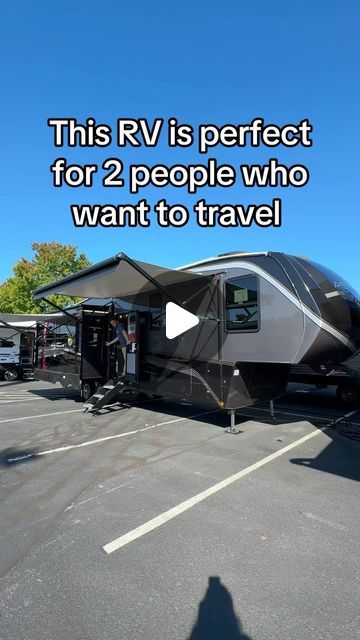 BaileyGoesOutside on Instagram: "This is the perfect RV for 2 people who want to travel 👫🖤 The all-new 2025 Dutchmen Astoria 3173RLP is stunning 😍  I’m at America’s Largest RV Show in Hershey this week showing off the best new RVs on the market 😎  This is the 2025 @dutchmenrvcompany Astoria 3173RLP Fifth Wheel with full-body paint  - 35’ 11”  - 10,016 lbs - Sleeps 3-4 - Fully loaded  The show special is $59,999 or $399/month only available until Sunday at America’s Largest RV Show in the Dutchmen RV Section   The size is perfect for towing and taking to state & national parks, I have the same exact floorplan and it’s an incredible RV. 2 years of full-time use and travel and I have zero complaints. I’ve had no issues at all. Super happy with it!   #dutchmenpartner #astoria #rvtour #rvto 5th Wheel Rv, Camping Must Haves, Rv Living Full Time, Rv Hacks, Rv Lifestyle, Full Time Rv, Fifth Wheel, Rv Travel, Rv Life