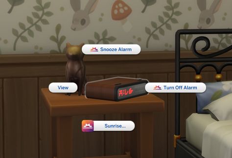 Sims 4 Functional Cc, Sims 4 Functional, Sunrise Alarm, Sims 4 Cas Mods, Sims 4 Family, Sunrise Alarm Clock, Play Sims 4, Free Sims 4, The Sims 4 Packs