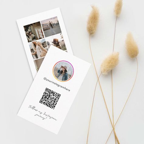 Photobooth Business Cards, Photobooth Business, Instagram Qr Code, Media Business Card, Grid Poster, Photo Booth Business, Social Media Business Cards, Photo Social Media, Photo Business Cards