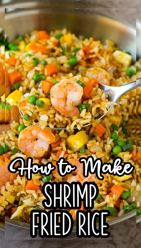 Stir Fry Rice With Shrimp, Stir Fry Rice With Egg, Fried Shrimp Rice Recipes, Shrimp Stir Fry With Rice, Shrimp Fried Rice Recipe Easy Videos, Shrimp Egg Fried Rice, Shrimp Stir Fried Rice, Shrimp And Fried Rice Recipes, Fried Rice With Shrimp Recipes