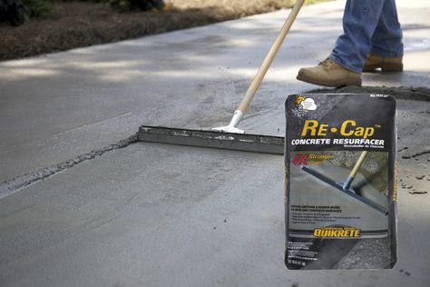 Repair Concrete Driveway, Concrete Cracks, Concrete Refinishing, Mortar Repair, Driveway Resurfacing, Concrete Repair Products, Driveway Repair, Concrete Patio Makeover, Molding Ceiling