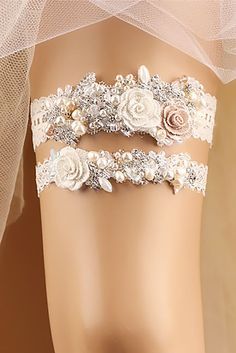 Accessories For Bride, Wedding Accessories For Bride, Garter Wedding, Bridal Garters Set, Bridal Garters, Wedding Garter Set, Wedding Garters, Bridal Garter, Wedding Garter