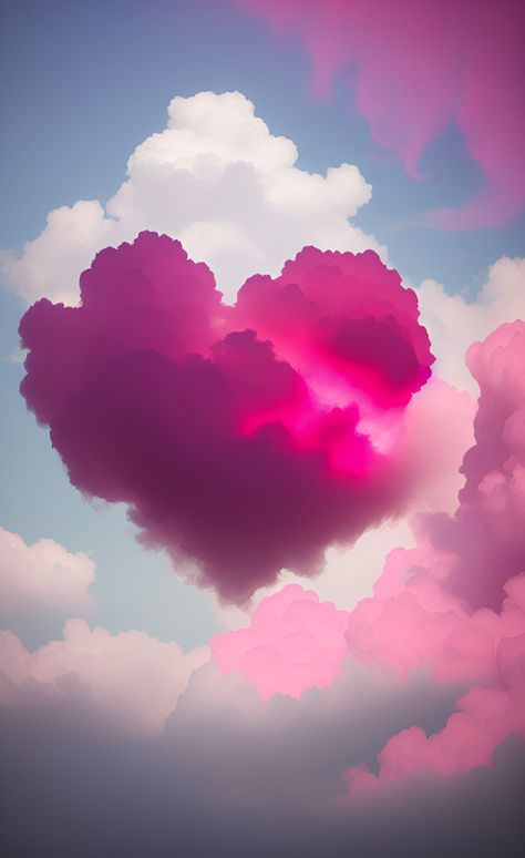 #inacofairy#heart #clouds #smoke #love #wallpaper Pink World Wallpaper, Halloween Pumpkins Carvings Designs, Cloud Heart, Space Watercolor, Wallpaper Heart, Rainbow Pictures, Best Nature Wallpapers, Alone In The Dark, Beautiful Landscape Photography