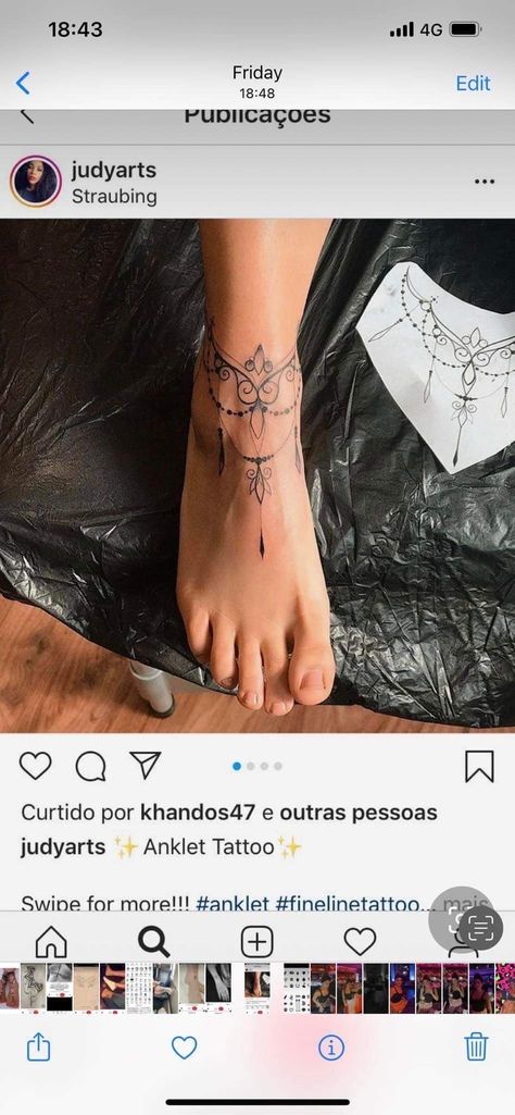 Mandala Foot Tattoos For Women, Ankle Bracelet Tattoos For Women, Ancle Tatoos Woman, Tattoos For Women Foot, Tattoos For Women Ankle, Women Foot Tattoos, Mandala Ankle Tattoo, Ankle Tattoos For Women Mandala, Ankle Foot Tattoo