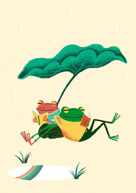 Pond Illustration, Frog Pics, Fresh Illustration, Frog Illustration, Animal Illustration Art, Animal Book, Frog Art, A Frog, Frog And Toad