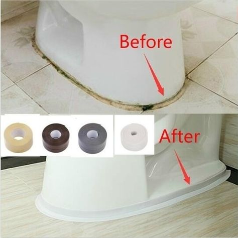 Bathtub Corner, Bathroom Wall Stickers, Bathroom Bathtub, Casa Country, Kitchen Wall Stickers, Sealing Tape, Floor Stickers, Diy Home Repair, Shower Tray