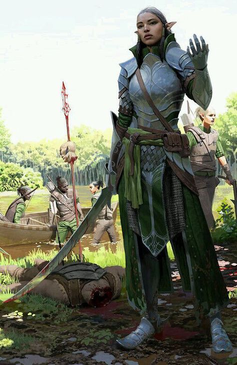 Elf Woman In Armor, Elf Paladin, Heroic Fantasy, High Elf, Fantasy Races, Fantasy Armor, High Fantasy, Fantasy Warrior, Fantasy Rpg