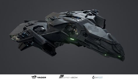 3ds max, sketchbook, autodesk, epic games, ue4, unreal engine 4, unreal, zbrush, photoshop, gamedev, game development, concept art, dreadnought, yager Sketchbook Autodesk, Black Squad, Space Fighter, Space Ships Concept, Sci Fi Spaceships, Space Ship Concept Art, Starship Concept, Space Battleship, Starship Design