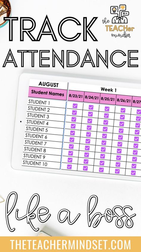 I’m declaring that the 2021-2022 school year will be the year of organization for all of us! Track your attendance like a boss with my Google Sheets Attendance Tracker. Classroom Supplies Labels, Attendance Tracker, Attendance Sheet, Perfect Attendance, Student Attendance, School Date, Year At A Glance, Classroom Supplies, Teacher Organization