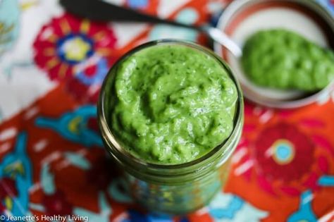 Guasacaca Avocado "Green" Sauce Recipe Avocado Green Sauce, Coconut Vinegar, Green Sauce Recipe, Tomatillo Sauce, Venezuelan Food, Latin American Food, Vegan Mayo, Avocado Sauce, Green Sauce