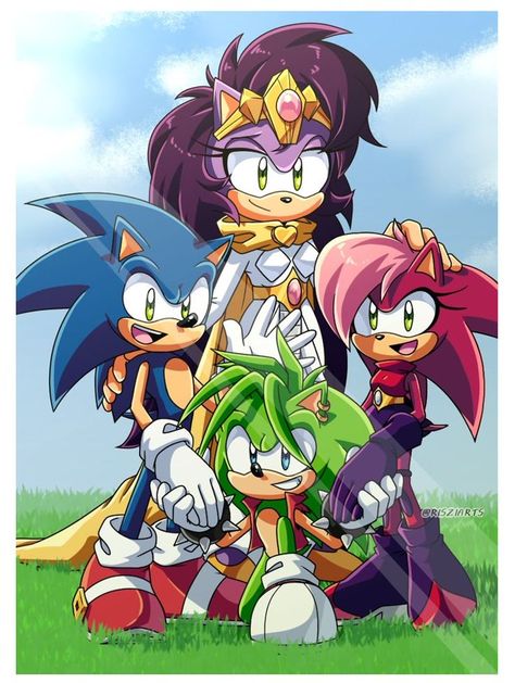 familia real sonic Sonic And Friends, Sonic Underground, Sonic Heroes, Sonic And Amy, Sonic Funny, Sonic Fan Characters, Familia Real, Sonic Franchise, Sonic Adventure