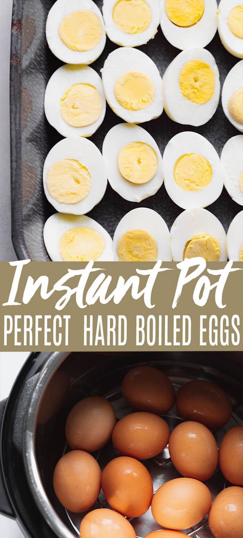 Instant Pot Eggs, Eggs In The Instant Pot, Summer Apps, Hard Boiled Eggs Easy Peel, Breakfast Salads, Easy Hard Boiled Eggs, Instant Pot Hard Boiled Eggs, Cooking Hard Boiled Eggs, Hard Boiled Egg Recipes