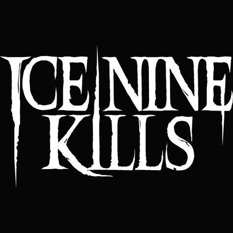 I’ve Nine Kills Tattoo, Ice Nine Kills Tattoo Ideas, Ice Nine Kills Tattoo, Ice Nine Kills Logo, Joy Logo, Patches Ideas, Black Metal Patches, Band Website, Ice Nine Kills