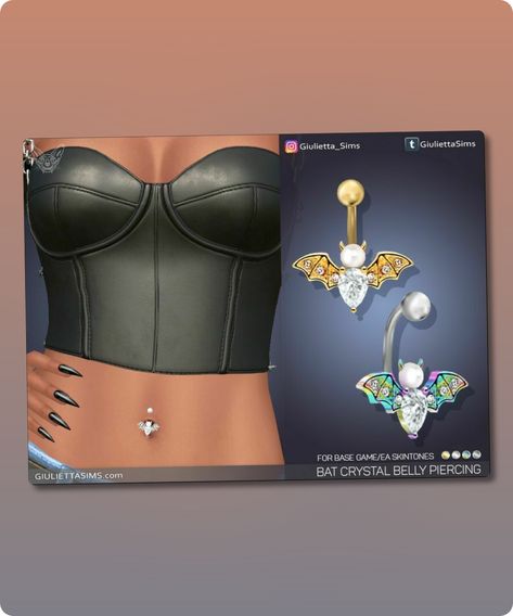 Sims 4 Accessory CC: EA Skintones     BAT Crystal Belly Piercing By Feyona Model Nails, Sims 4 Piercings, Navel Piercing, Belly Piercing, Crystal Headband, Belly Button Piercing, Kids Earrings, Best Sims, Blush Makeup