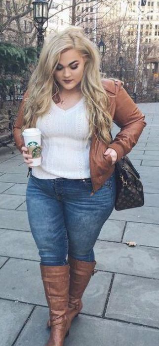 The Perfect Plus Size Fall Fashion Guide | Fashion | Plus Size | Fall Casual Chic Winter, Plus Size Winter Outfits, Plus Size Fall Outfit, Plus Size Fall Fashion, Chic Winter Outfits, Plus Size Fall, Winter Ideas, Trendy Fall Outfits, Outfit Trends