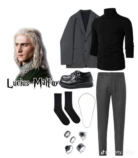 Lucius Malfoy Outfit, Marauders Aesthetic, Slytherin Skittles, Lucius Malfoy, Outfit Vintage, Marauders Era, The Marauders, Winter Outfit, Halloween Costume