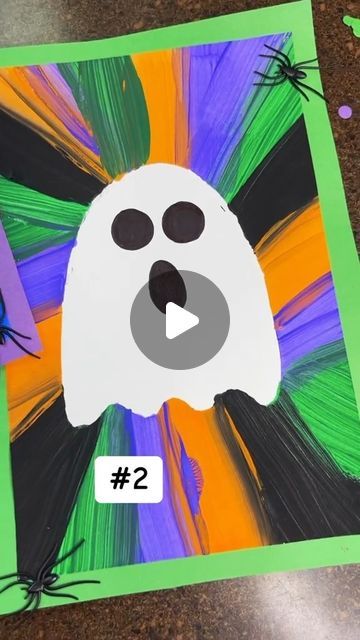 Kidscraftbarn on Instagram: "Ghost painting ideas 👻 Follow along for more Halloween crafts!

#halloween #paintingideas #artsandcrafts #spookyseason" Halloween Painting Preschool, Halloween For Babies Activities, Ghost Craft For Kids, Halloween Ghost Painting, Ghost Painting Ideas, Halloween School Activities, Crafts For Kids Halloween, October Preschool, Halloween Ghost Craft