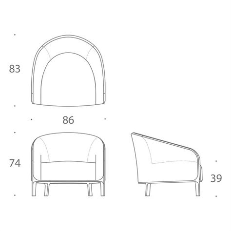 The Jolie Occasional Chair | The Sofa and Chair Company Chair Side View Drawing, Sofa Plan, Sketch Furniture, Furniture Details Drawing, Sofa Drawing, Drawing Furniture, Single Seater Sofa, Sofa And Chair, Balcony Chairs