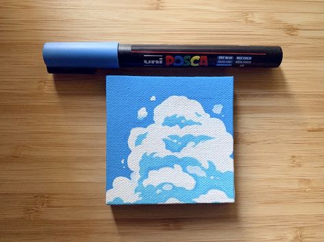 Mini Tela, Art Markers Drawing, Markers Drawing Ideas, Mini Toile, Posca Markers, Posca Marker, Posca Art, Arte Inspo, Marker Drawing