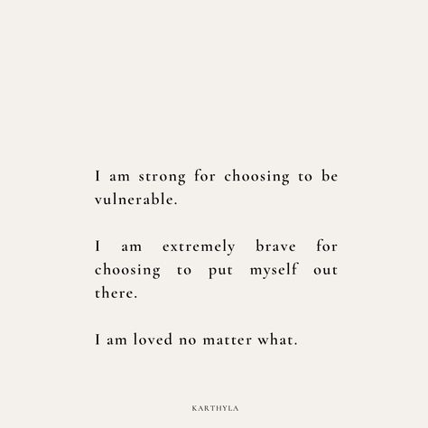 Karthyla | Wellness on Instagram: “What to tell yourself when you’re feeling vulnerable 🖤” I Am Strong, To Tell, Writing, Feelings, Quotes, Instagram