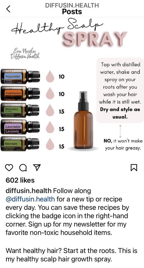 Hair Growth Essential Oil Recipe, Doterra Hair, Carrier Oils For Skin, Doterra Oils Recipes, Essential Oil Beauty, Essential Oils For Face, Diy Essential Oil Recipes, Doterra Essential Oils Recipes, Essential Oil Diffuser Blends Recipes