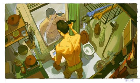 ArtStation - Composition layout , TB Choi Composition Layout, Tb Choi, Bg Design, Perspective Art, Scene Art, Production Design, Poses References, October 23, Ap Art