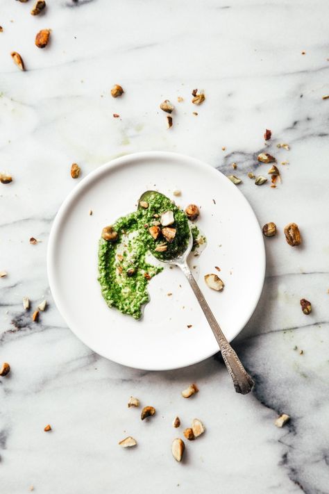 Quick Pesto Variations - Emily Laurae Pesto Photography, Pesto Variations, Quick Pesto, Pesto Aioli, Sourdough Focaccia, Pesto Recipes, Pistachio Pesto, Focaccia Recipe, Homemade Pesto