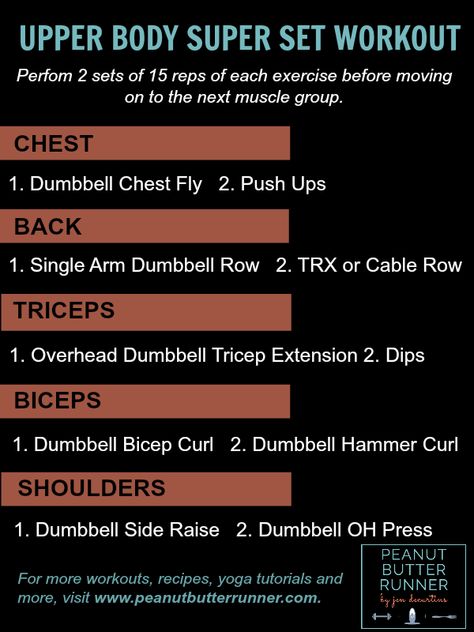 Dumbell Circuit, Super Set Workouts, Superset Workout, Arm Toning, Upper Body Circuit, Workout Circuit, Circuit Workouts, Dumbbell Workouts, Strength Training For Runners