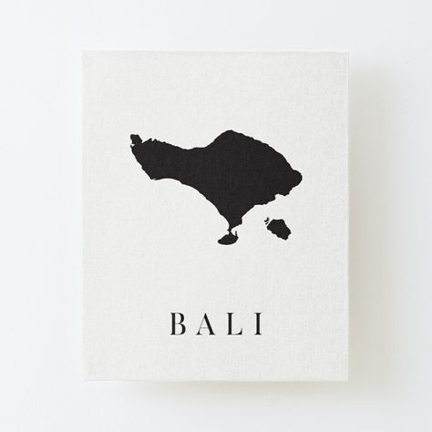 Get my art printed on awesome products. Support me at Redbubble #RBandME: https://www.redbubble.com/i/canvas-print/Bali-Black-and-White-Elegant-Pastel-Island-Map-by-teesandtotes/51918903.56DNM?asc=u Bali City, City Map Drawing, Bali Map, Metal Ideas, Bali Island, Island Map, Map Canvas, Map Vector, Dream Board