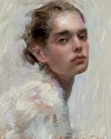 Oil Painting Portraits, Expressive Portraits, Paintings People, Portrait Man, Oil Colour, Painting Face, Faces Art, The Thinker, Portrait Study