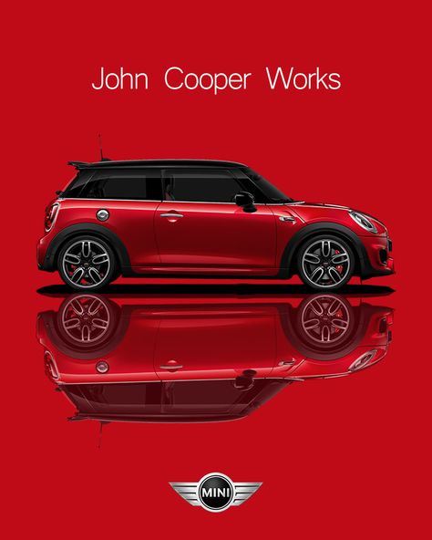 Black Mini Cooper, Mini John Cooper Works, Mini Ideas, John Cooper Works, John Cooper, Mini Clubman, Mini Mini, Mini Cooper, Black Mini