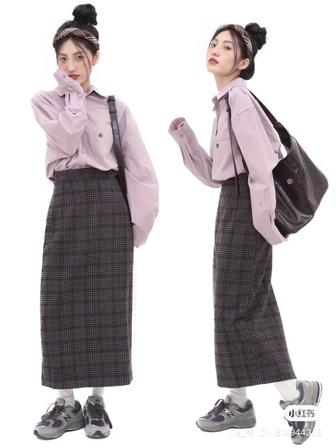 Japan Woman Fashion Style, Modernized Japanese Clothing, Japanese Casual Outfits, Japanese Ootd, Academic Fashion, Peony Aesthetic, Street Outfits, Anime School, Cosplay Kawaii