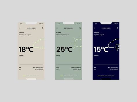 Japanese App Design, Minimal App Design, Minimalism Japanese, Japanese Web Design, Japanese App, App Inspiration, Japanese Minimalist, Weather App, Pastel Palette