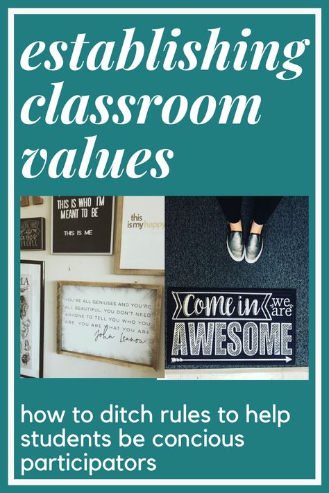 Classroom Values Instead Of Rules, Classroom Values, Classroom Norms, Creative Writing For Kids, Teaching Rules, Teaching Classroom Management, Build Character, High School Classroom, Texas History