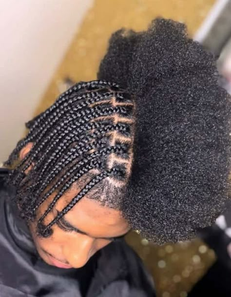 31 Of The Coolest Braided Hairstyles For Black Men Breading Hairstyle, Single Braids Hairstyles, Box Braids Men, Mens Twists Hairstyles, Braids With Fade, Hair Twists Black, Braid Styles For Men, Boy Braids Hairstyles, Braids Men