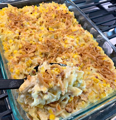 Ultimate Chicken Casserole - The Cookin Chicks Easy Chicken Casserole Recipes One Dish, Chicken Reipes, Simple Chicken Casserole, Ultimate Chicken Casserole, Casseroles Chicken, Casserole Dinners, Bacon Corn, Christmas Salads, Simple Chicken