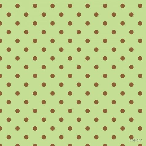 Illustration Pattern Background Brown and Green Polka Dots • Millions of unique designs by independent artists. Find your thing. Background Brown, Brown Polka Dots, Brown And Green, Color Cafe, Vintage Graphic Design, Green Polka Dot, Pattern Background, Tapestry Throw, Christmas Paper