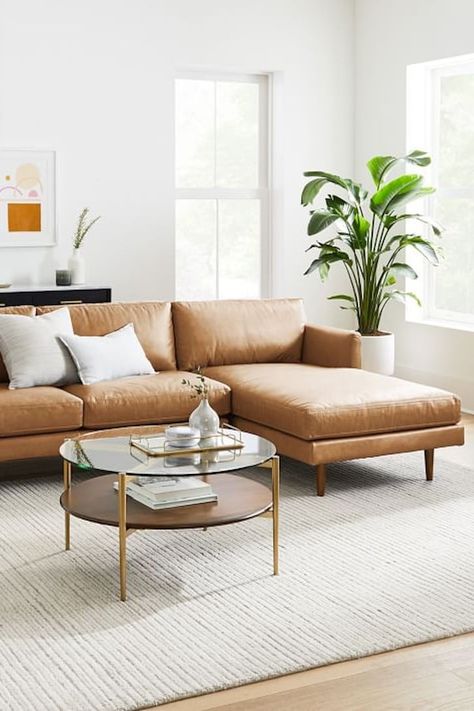 Leather Couches Living Room, Leather Couches, Leather Sofa Living Room, Leather Couch, Couch Chair, Leather Sectional, Chaise Sectional, Living Room Inspo, Lounge Room