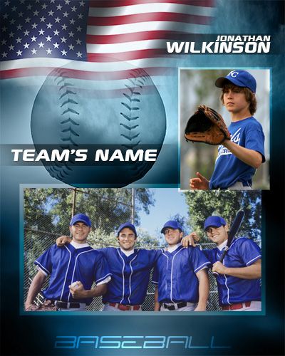 Baseball Patriotic Photoshop Templates Printable Sports, Photos Edit, Sports Templates, Baseball Pictures, Photography Templates, Edit Text, Team Photos, Jaco, Photoshop Template