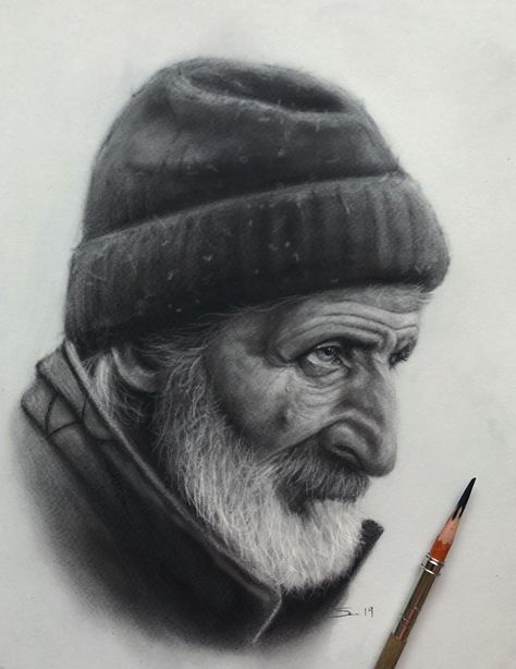 Art Charcoal, Fancy Art, Toned Paper, Art Diary, Charcoal Drawing, Portrait Drawing, Art Sketchbook, Cool Art, Sketch Book