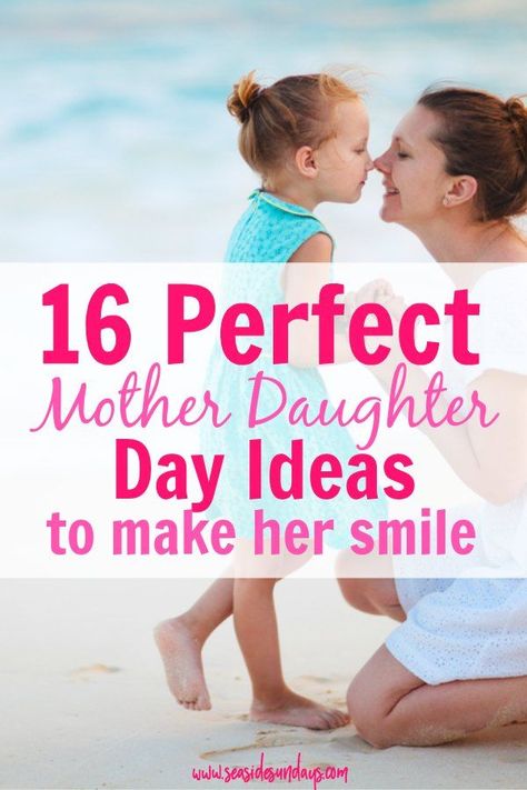 Mother Daughter Date Ideas! This is a great list of things to do on a mommy daughter day out. Lots of fun activities for mommy and me date nights and adventures. Great for bonding with your child.  This is the perfect list for Mother's Day ideas and special days out with mom. Mother Daughter Day Ideas, Mommy Daughter Day, Mommy Daughter Activities, Mommy Daughter Dates, Mother Daughter Activities, Daughter Day, Mother Daughter Dates, Mother's Day Ideas, Mother Daughter Date Ideas