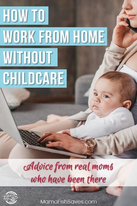 How to work from home as a stay-at-home mom | Working at home without childcare | Advice from moms on having an at home career #workfromhome #stayathomemom #workingmom via @mamafishsaves Working At Home, Real Mom, Real Moms, Mom Jobs, Work From Home Opportunities, Work From Home Tips, Writing Jobs, How To Work, Freelance Writing