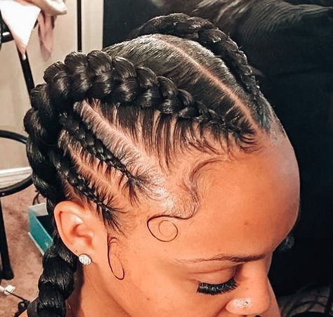 Two Braid Hairstyles, Twisted Hair, Dutch Braids, Feed In Braids Hairstyles, Feed In Braid, Two Braids, Braided Wig, Girls Hairstyles Braids, Natural Hair Braids