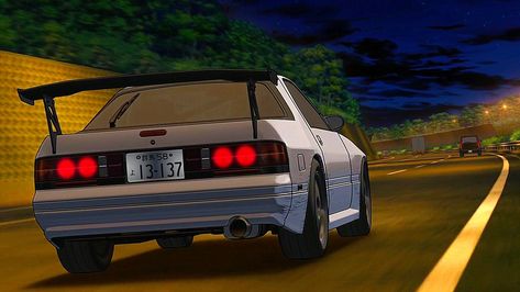 Wangan Midnight, Mf Ghost, Initial D Car, Scene Wallpaper, Blurred Background Photography, Car Icons, Anime Board, Initial D, Natsu Dragneel