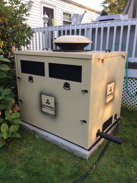 Generator Shed Ideas, Soundproof Box, Generator Enclosure, Generator Transfer Switch, Generator Shed, Generator Box, Acoustic Barrier, Emergency Generator, Noise Barrier